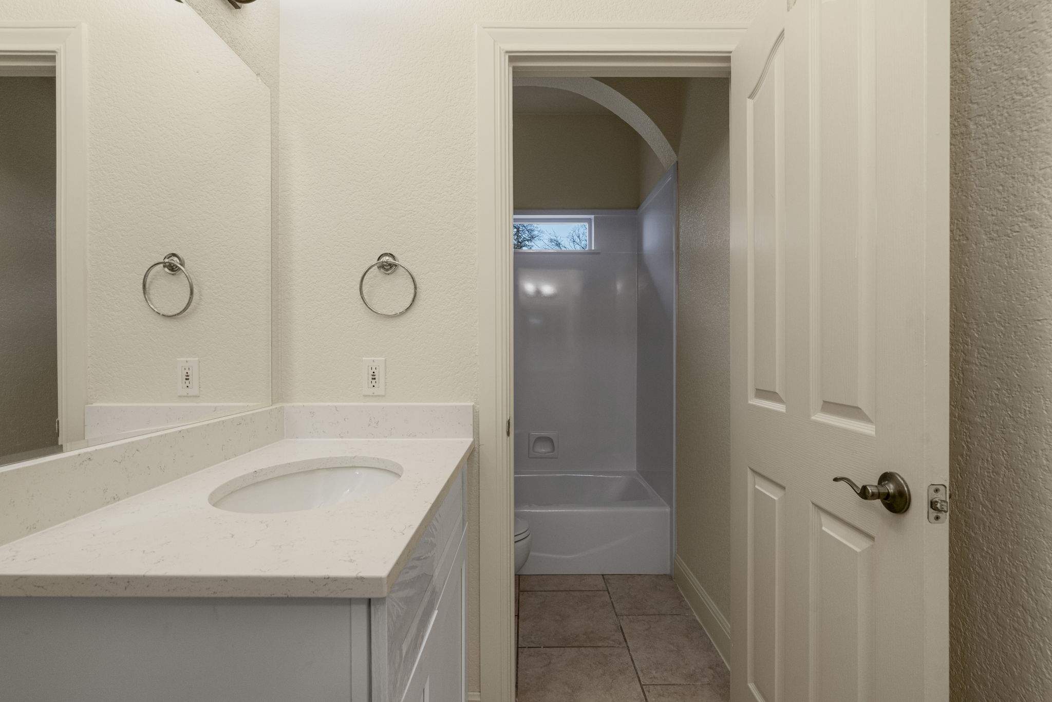 301 Goldridge Drive Georgetown, TX 78633 - Photo 25 of 40 a bathroom with a sink a toilet and shower