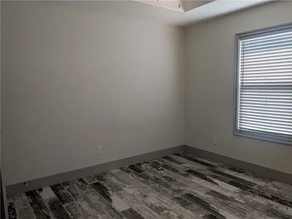 a view of a room with window