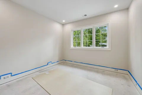a house view with a garden space