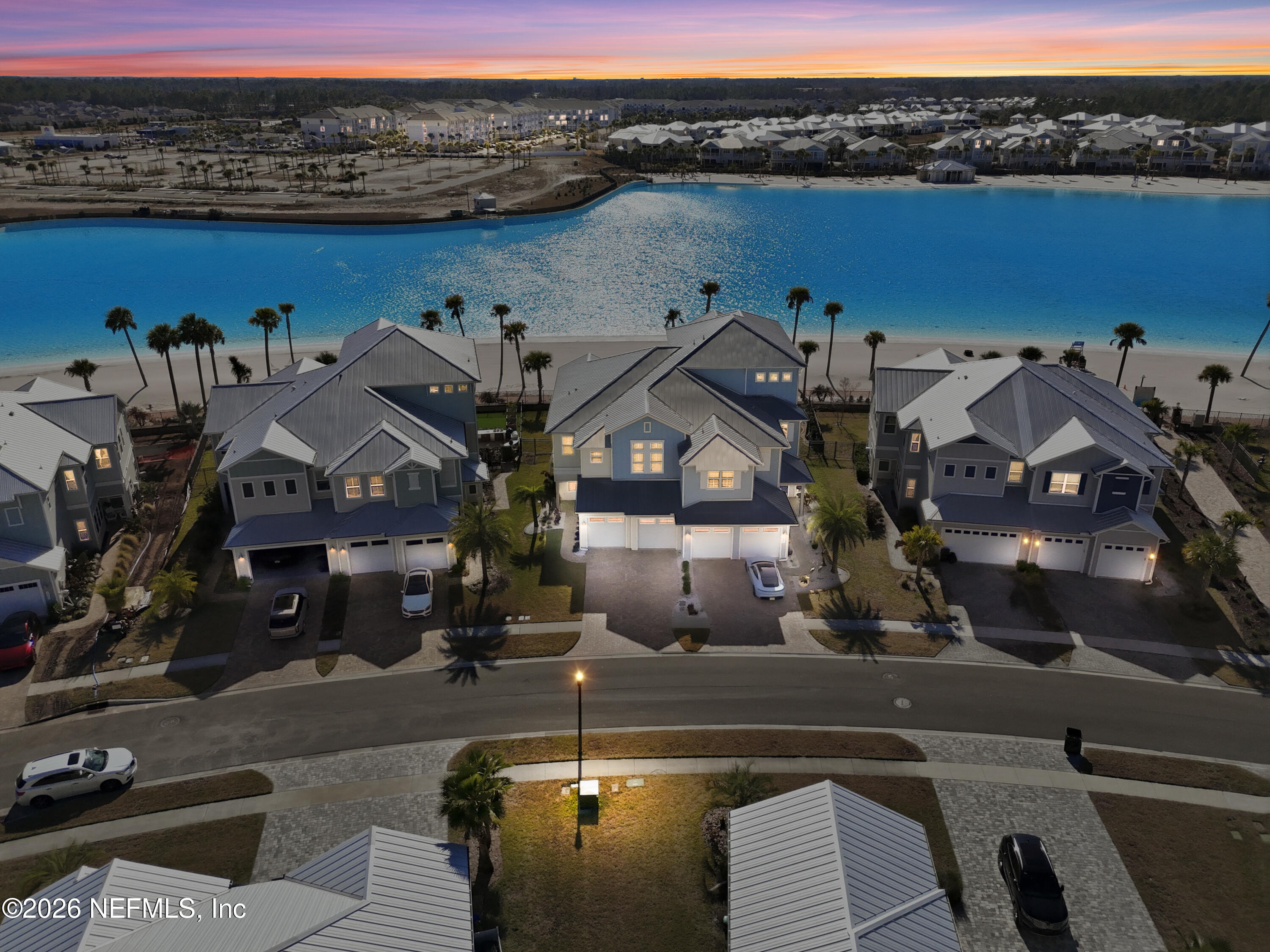 413 Marquesa Circle St. Johns, FL 32259 - Photo 59 of 74 Twilight Aerial