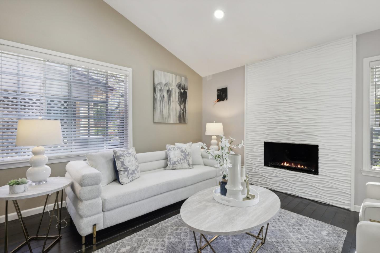 201 Prague Drive San Jose, CA 95119 - Photo 14 of 77 a living room with furniture and a fireplace