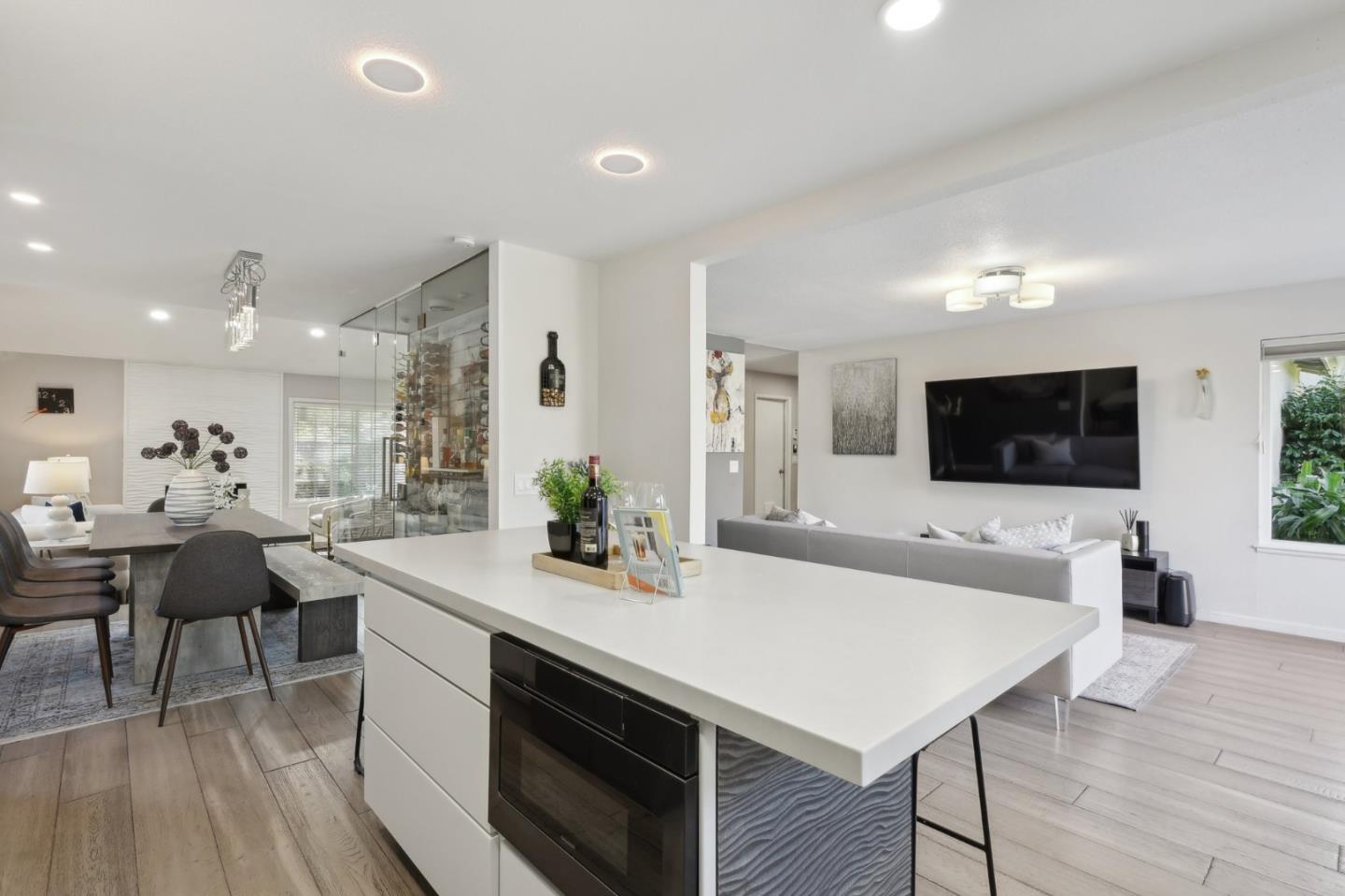 201 Prague Drive San Jose, CA 95119 - Photo 22 of 77 a living room with furniture and a flat screen tv