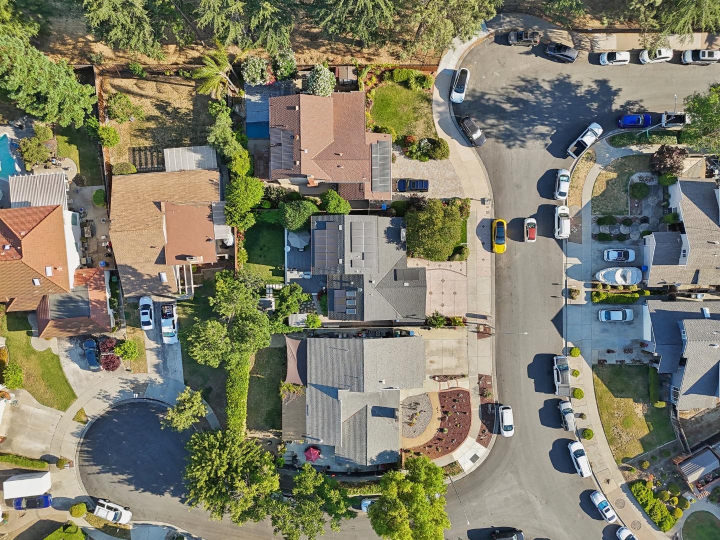 201 Prague Drive San Jose, CA 95119 - Photo 74 of 77 an aerial view of residential houses with outdoor space