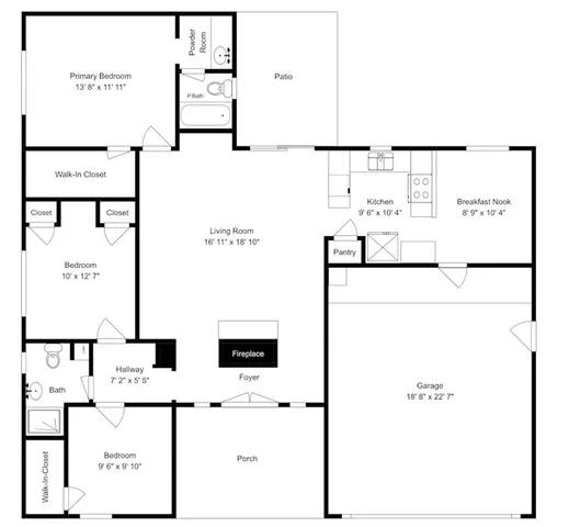 $1,830 | 743 South Iowa Avenue, League City, TX 77573