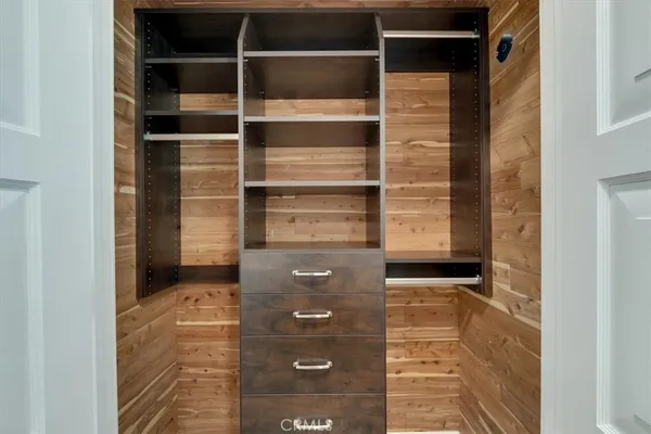 a view of walk in closet