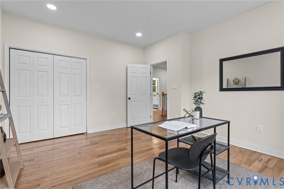 1218 Old Hundred Road Midlothian, VA 23114 - Photo 24 of 37 Office featuring light wood-style floors and reces
