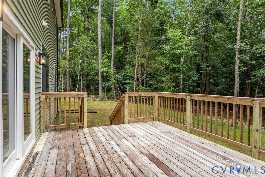1218 Old Hundred Road Midlothian, VA 23114 - Photo 35 of 37 Wooden deck featuring a yard