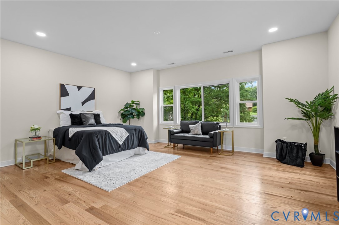 1218 Old Hundred Road Midlothian, VA 23114 - Photo 5 of 37 Bedroom featuring recessed lighting and light wood