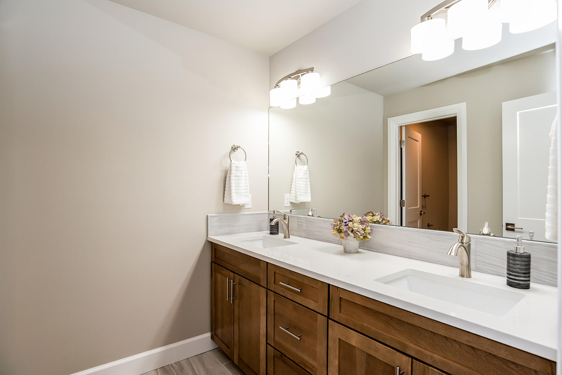 60031 Agate Road Bend, OR 97702 - Photo 13 of 14 a bathroom with a sink and a mirror