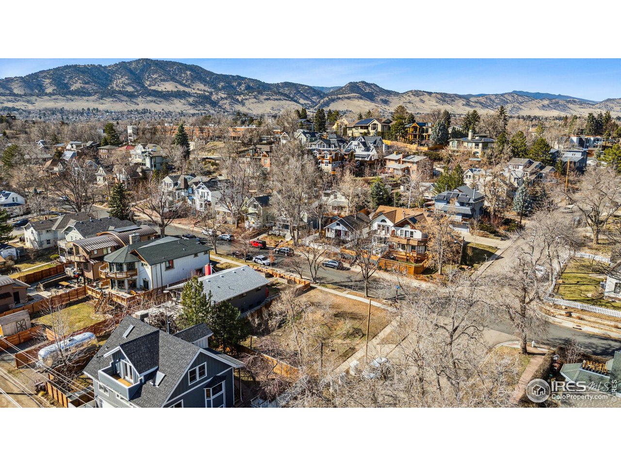 2240 Bluff Street Boulder, CO 80304 - Photo 20 of 26 an aerial view of residential houses with city view