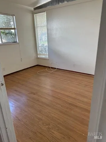 a view of wooden floor