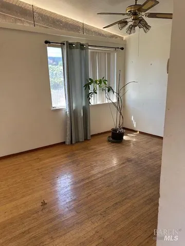 a backyard of a house