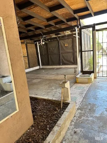 a very nice looking room with a large window