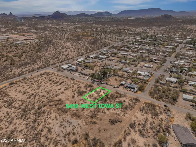 a view of a city with mountain