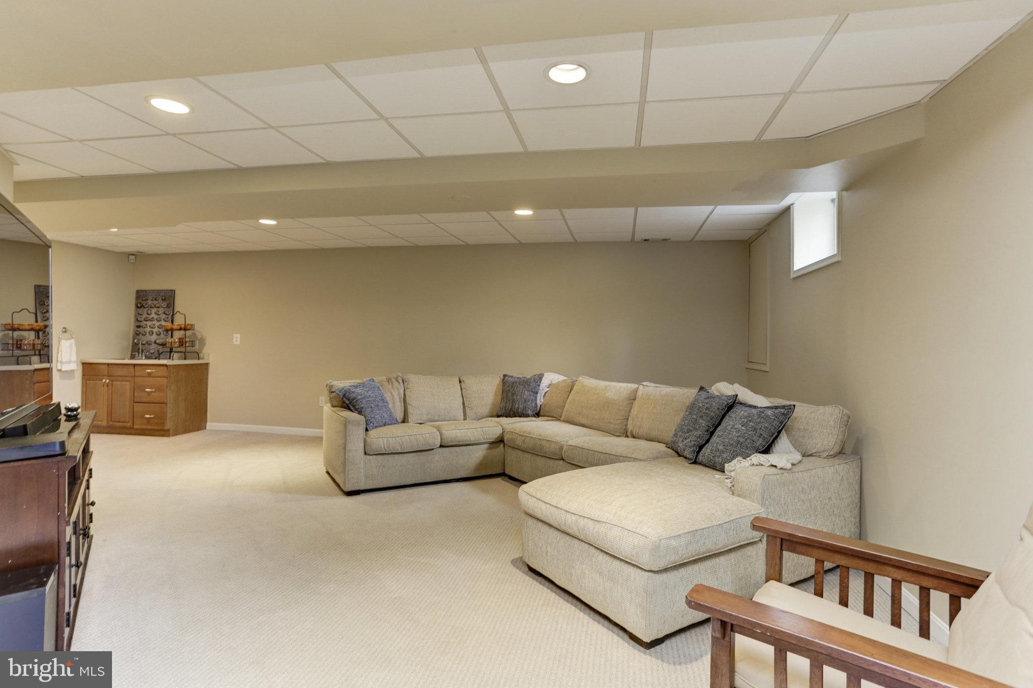 2008 Chesapeake Road Annapolis, MD 21409 - Photo 37 of 53 Large open basement rec room
