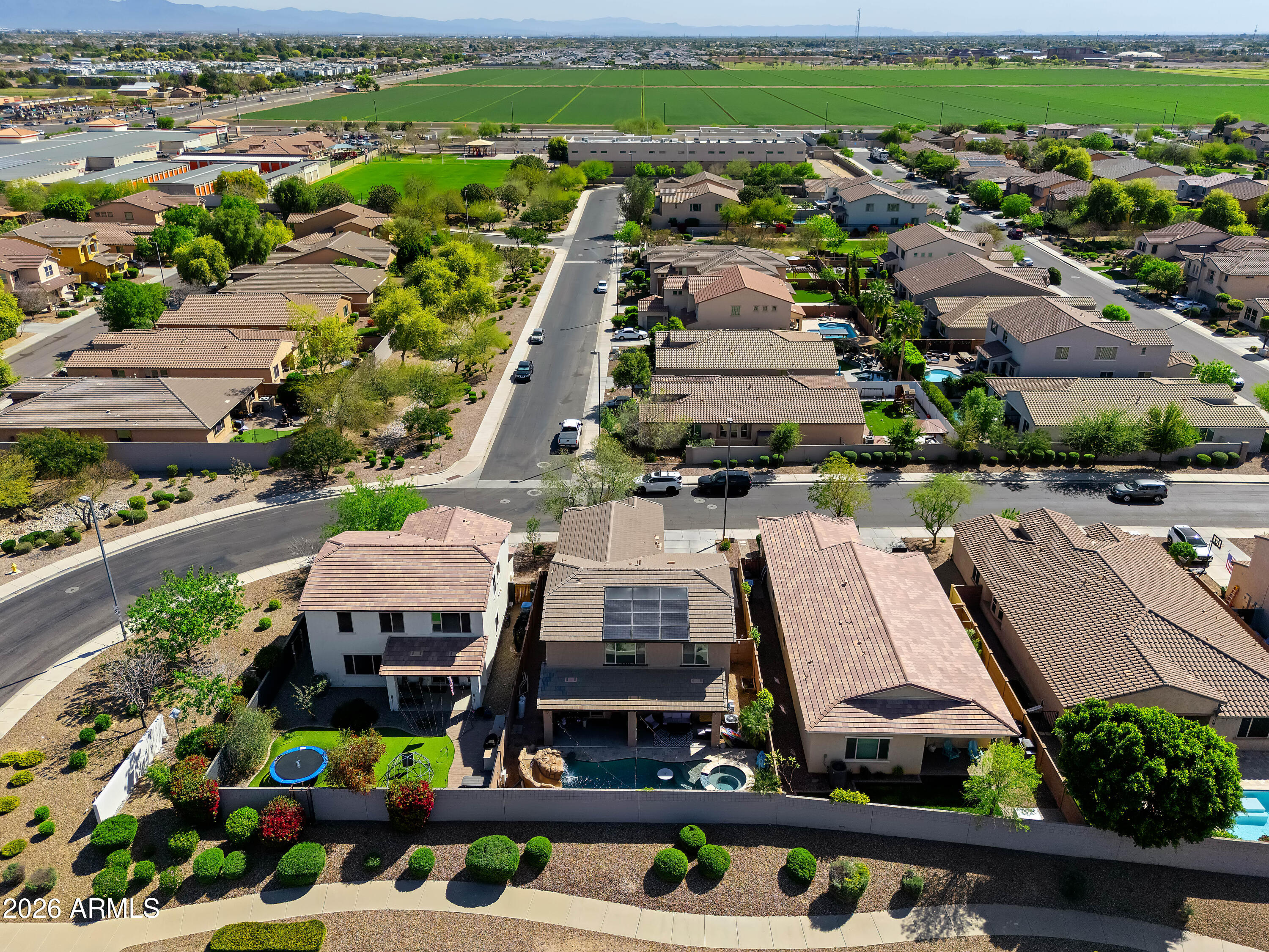 4120 South Butte Lane Gilbert, AZ 85297 - Photo 28 of 29 an aerial view of multiple house