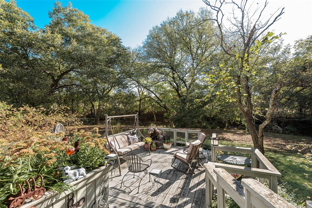 510 North D Ranch Road Waxahachie, TX 75167 - Photo 35 of 38 a view of yard from deck with patio