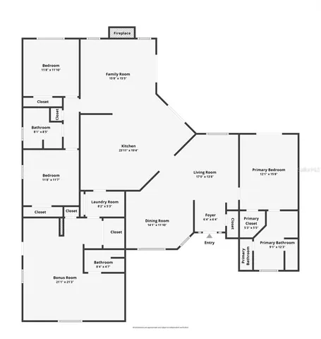 a picture of floor plan