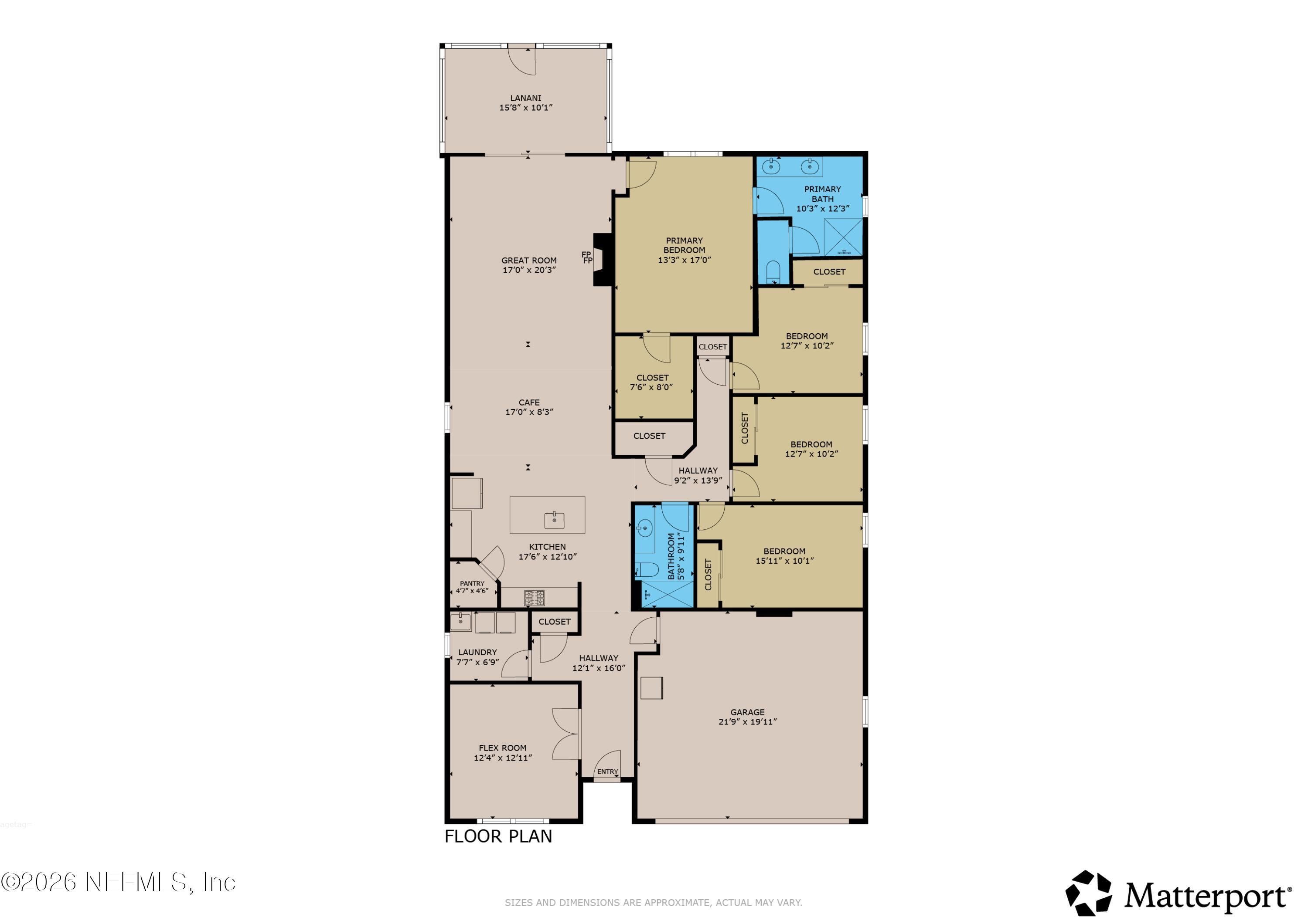117 Round Robin Run St. Johns, FL 32259 - Photo 40 of 40 Floorplan