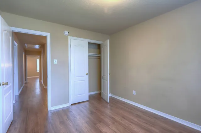 wooden floor in an empty room
