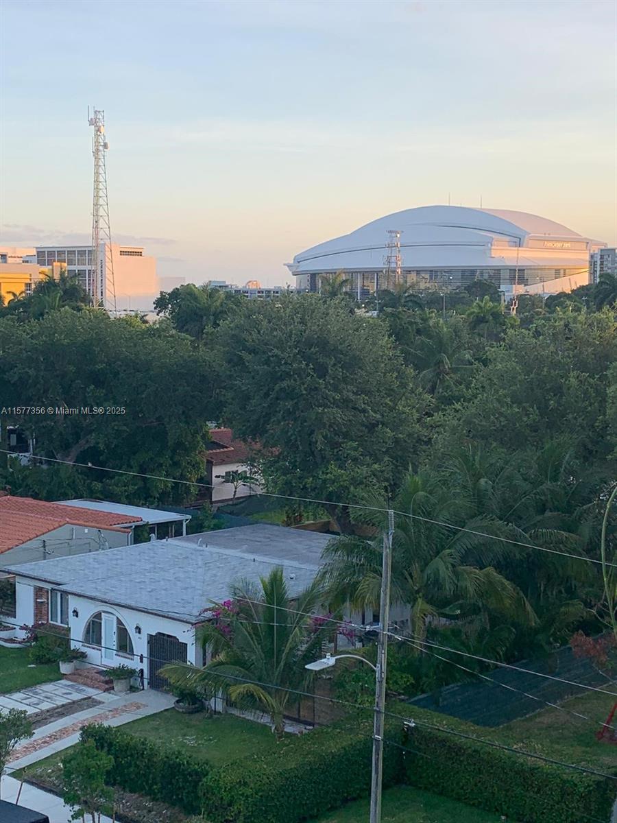 1010 Northwest 11th Street, Unit 601 Miami, FL 33136 - Photo 4 of 35 a view of a house with a yard and a palm tree
