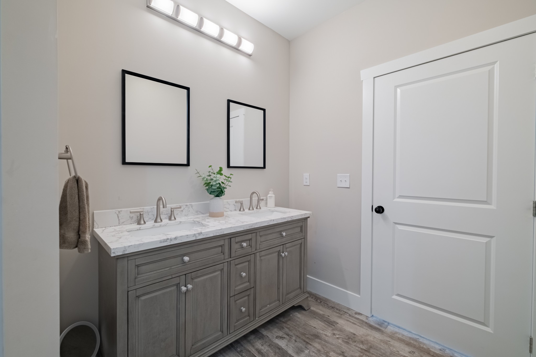 55 Rustling Pnes Road Dunlap, TN 37327 - Photo 19 of 45 a bathroom with a double vanity sink and a mirror