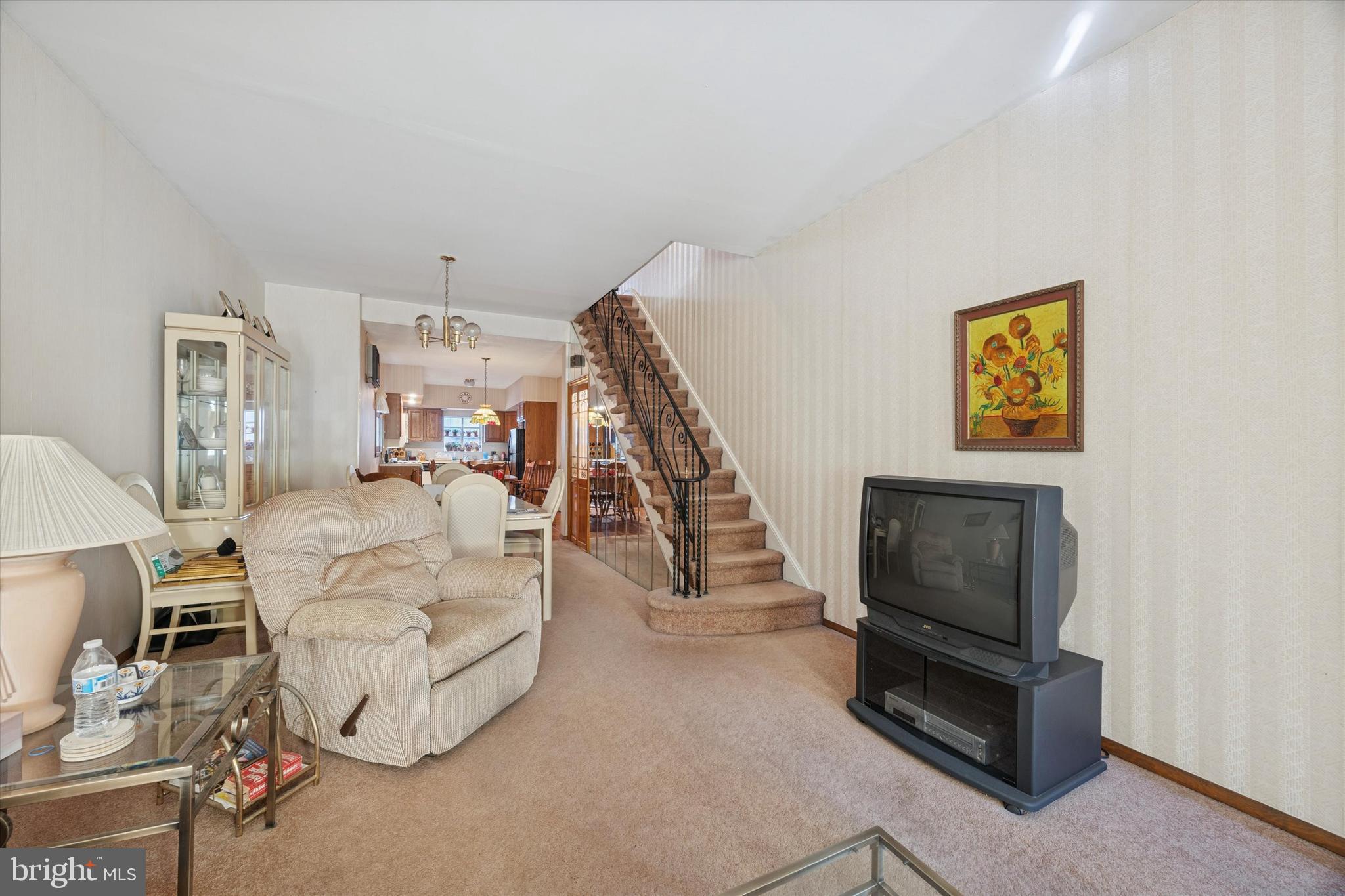 2020 South 9th Street Philadelphia, PA 19148 - Photo 3 of 19 a living room with furniture and a flat screen tv