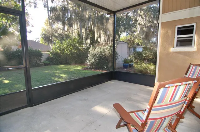 a view of swimming pool from a balcony
