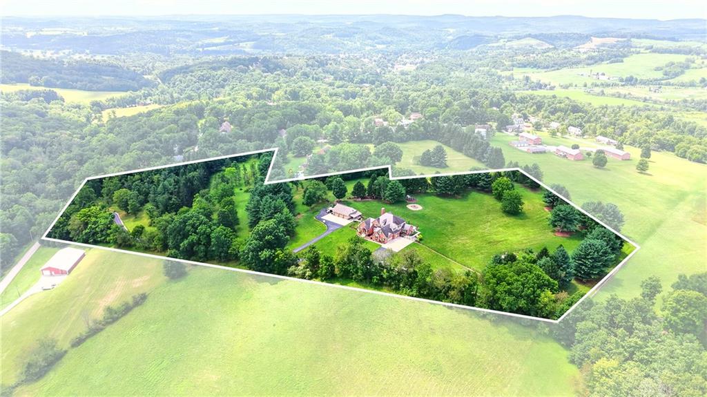 486 Settler Road Ligonier, PA 15658 - Photo 49 of 49 11.78 Acres. Private, hilltop, secluded, serene. And wait till you see inside!3 new HVAC systems, French drain in Driveway, over 200o ft of split rail, and elite aluminum fencing, whole home was painted 2021-2022. You do not want to miss this opportunity!