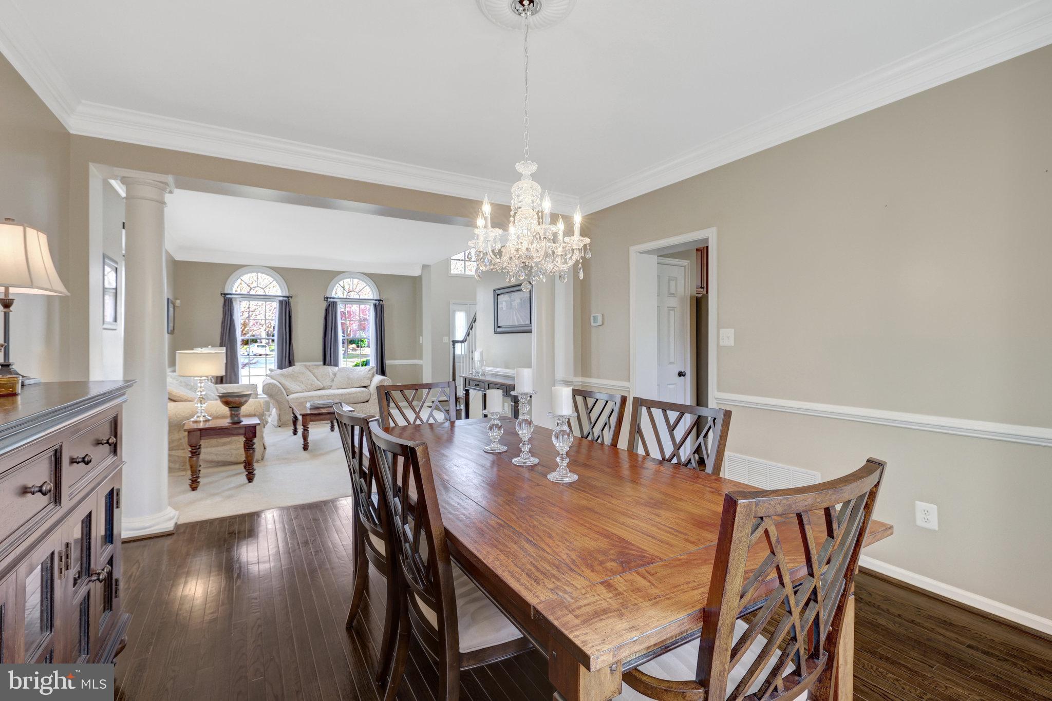 12513 Ridgegate Drive Herndon, VA 20170 - Photo 15 of 72 Dining/Living Room View