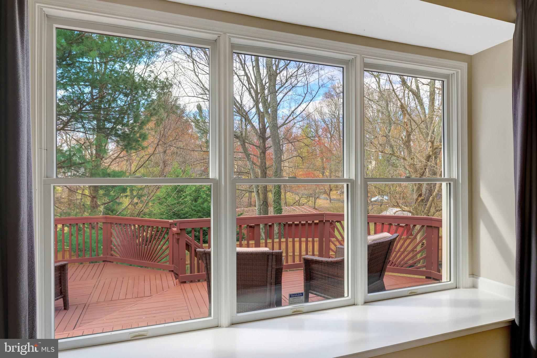 12513 Ridgegate Drive Herndon, VA 20170 - Photo 28 of 72 View from Family Room to Deck