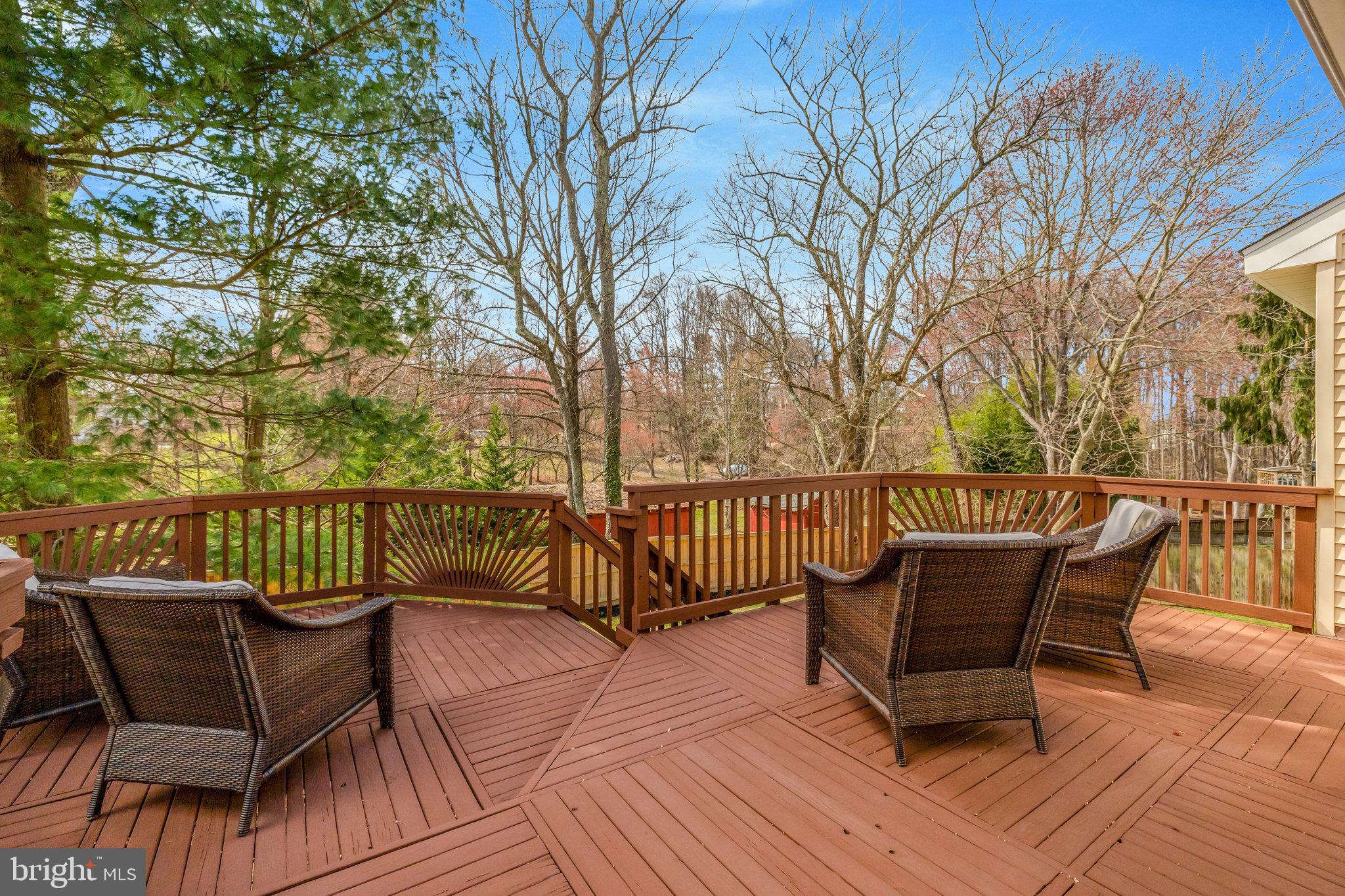 12513 Ridgegate Drive Herndon, VA 20170 - Photo 59 of 72 a view of a chairs on wooden deck