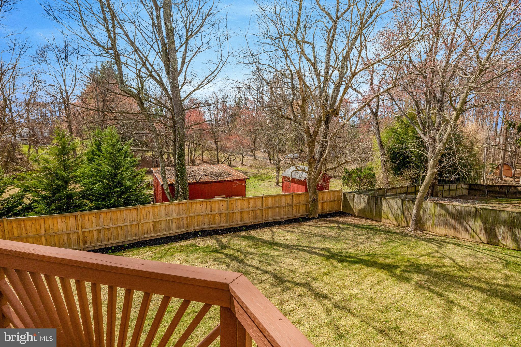 12513 Ridgegate Drive Herndon, VA 20170 - Photo 62 of 72 Beautiful backyard with private views
