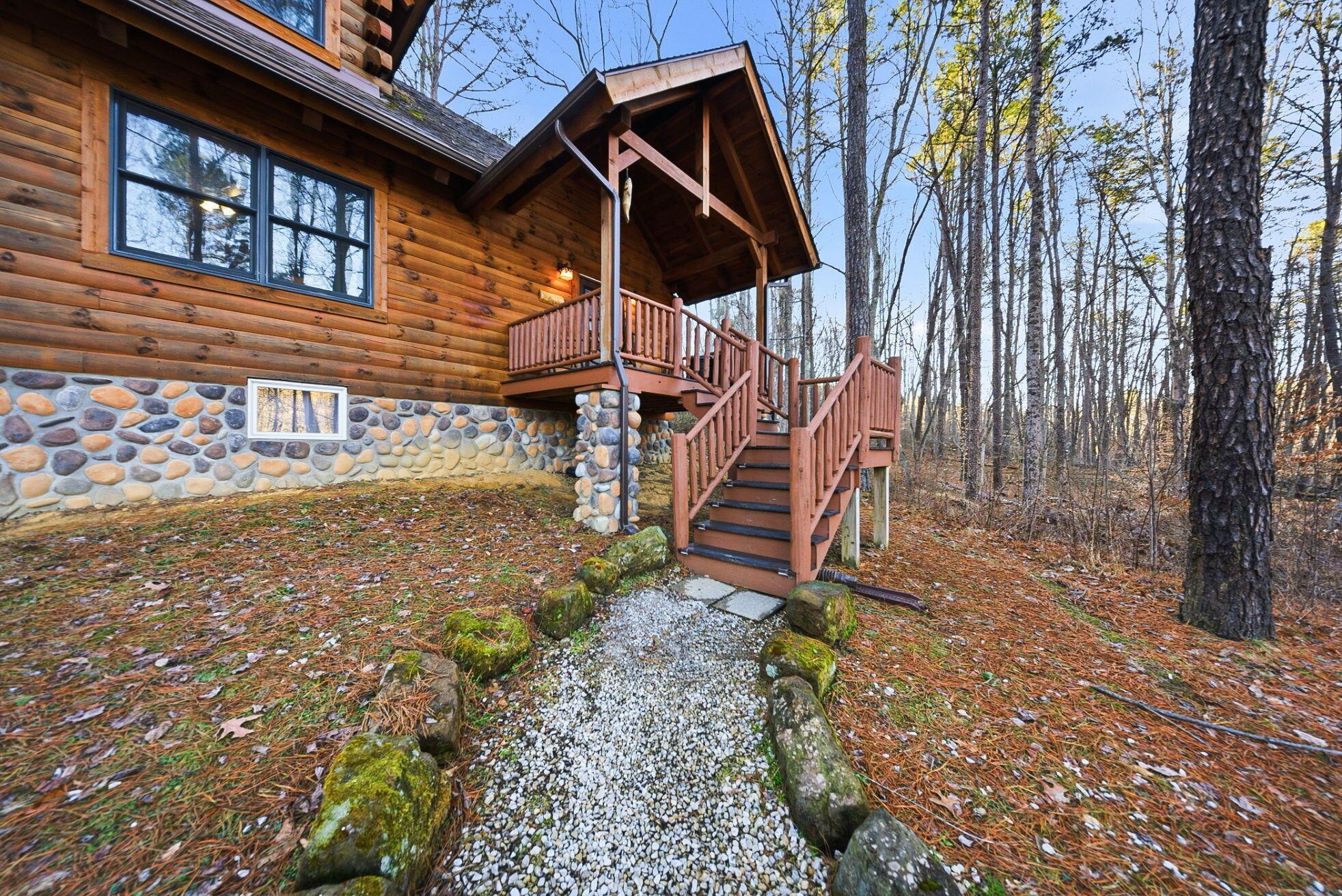 15399 Clapper Hollow Road Laurelville, OH 43135 - Photo 44 of 61 Authentic Log Cabin on 6 Private Wooded Acres in Hocking Hills