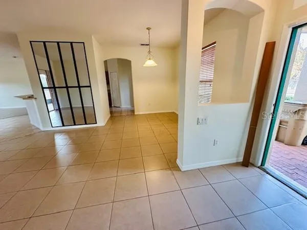 a view of front door