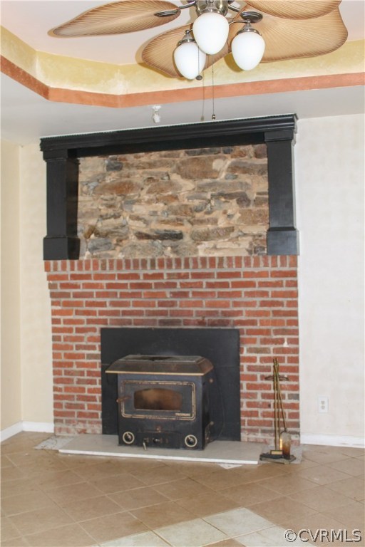 2729 Arritt Road Partlow, VA 22534 - Photo 15 of 30 a fireplace with a wooden floor