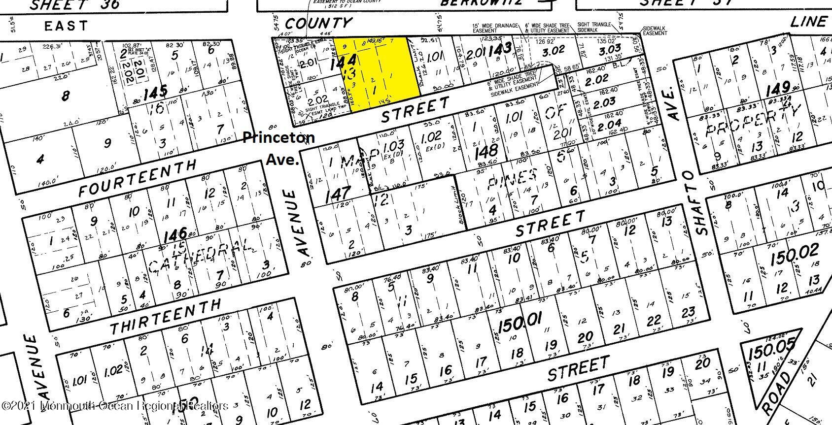 414 County Line Road East Lakewood, NJ 08701 - Photo 2 of 2 414 E. County Line Rd - Tax Map (1)