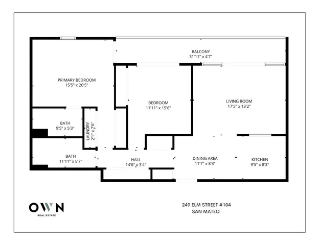 $938,000 | 249 Elm Street, Unit 104, San Mateo, CA 94401