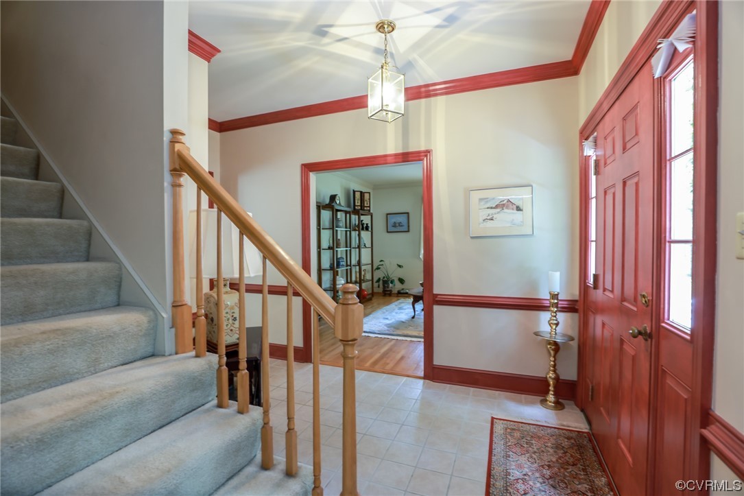 8606 Old Brompton Road Chesterfield, VA 23832 - Photo 2 of 36 a view of entryway and hall with wooden floor