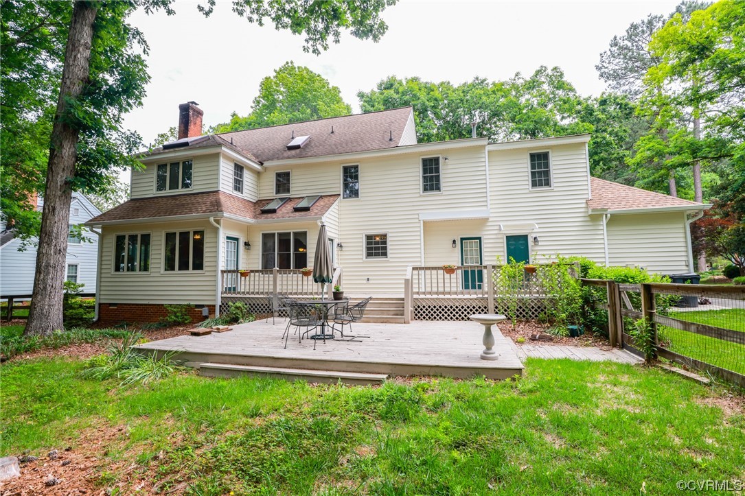 8606 Old Brompton Road Chesterfield, VA 23832 - Photo 36 of 36 a front view of house with backyard and outdoor seating