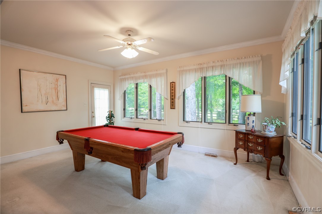 8606 Old Brompton Road Chesterfield, VA 23832 - Photo 8 of 36 a room with pool table and windows
