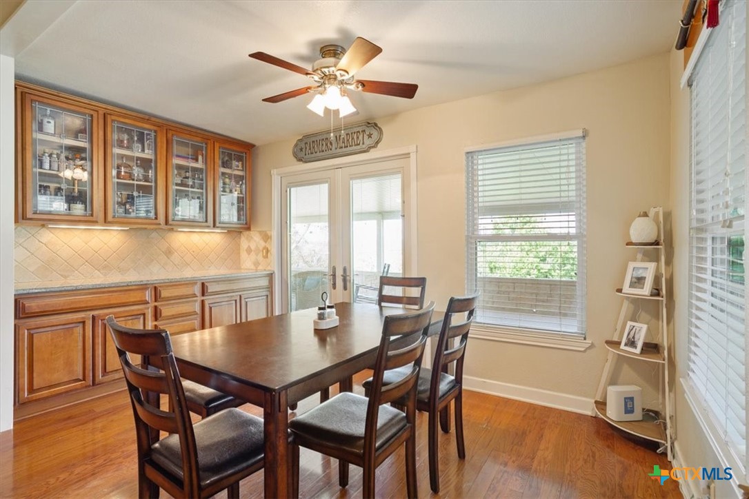5943 Gavin Ridge Road Belton, TX 76513 - Photo 10 of 28 Dining room with French Doors leading to covered patio.