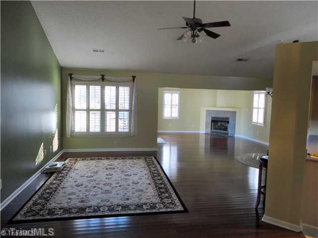 3306 Timberwolf Avenue High Point, NC 27265 - Photo 6 of 16 Living Room. Living Room that opens to the fireside den in the rear