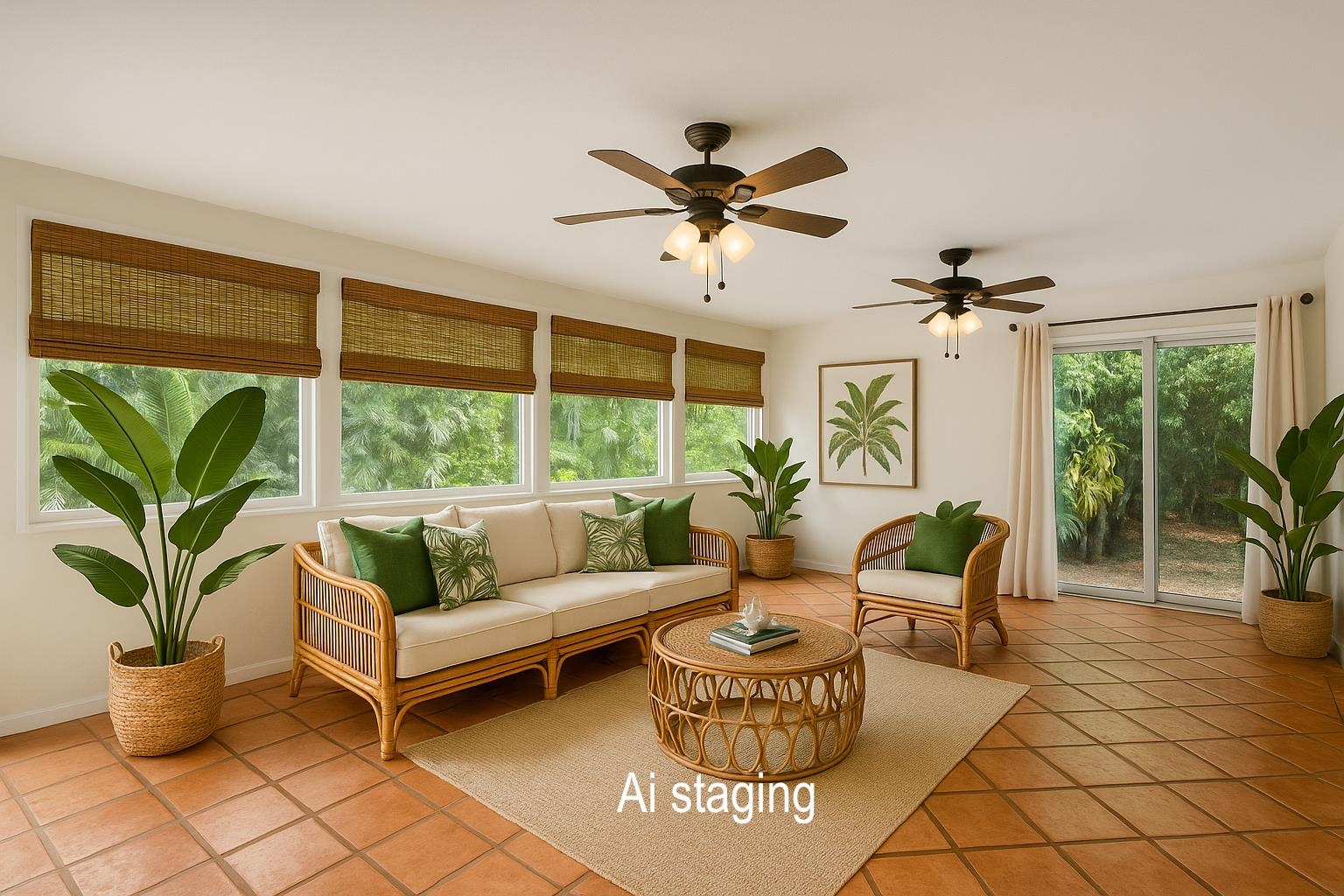 815 Kuulei Street Haiku, HI 96708 - Photo 11 of 26 a living room with furniture potted plant and a large window