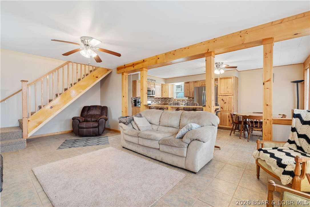 31048 Broken Circle Road Stover, MO 65078 - Photo 6 of 59 Open concept living allows guests to interact with