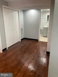 wooden floor in a room