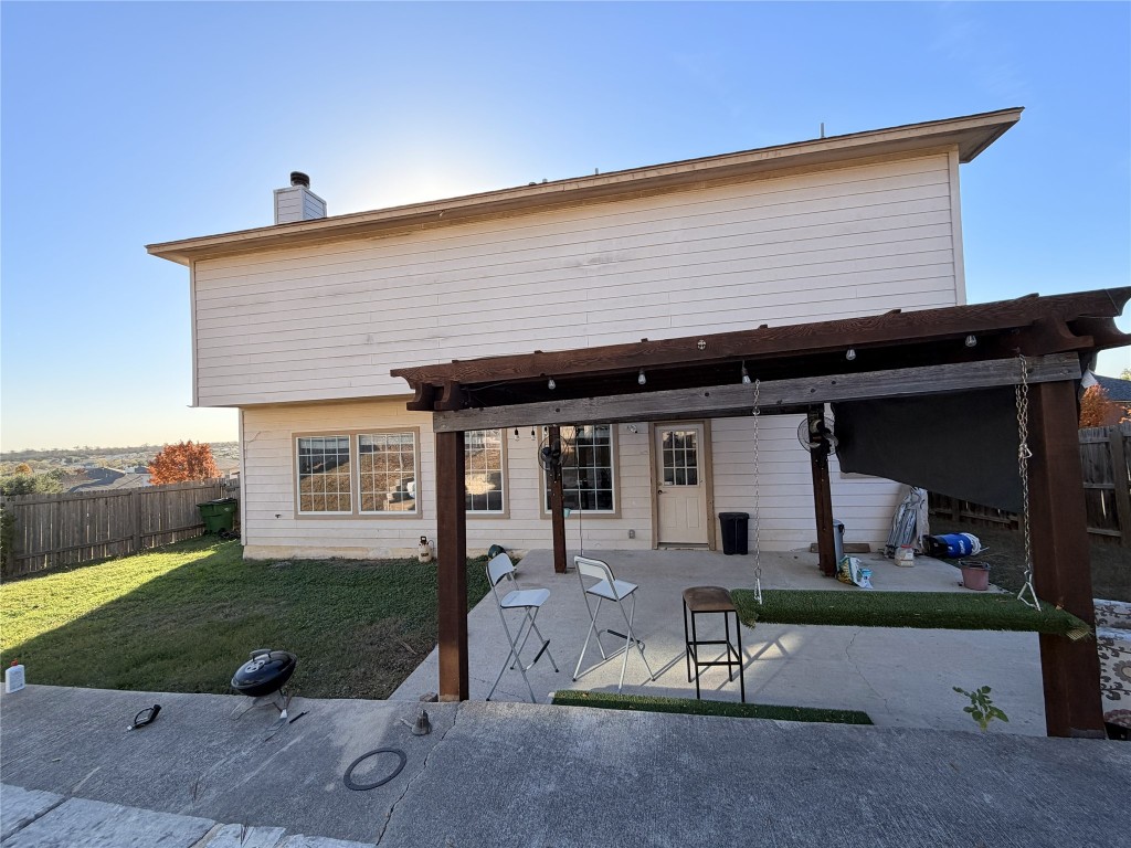 3811 Hawk View Street Round Rock, TX 78665 - Photo 5 of 6 a view of a house with a patio