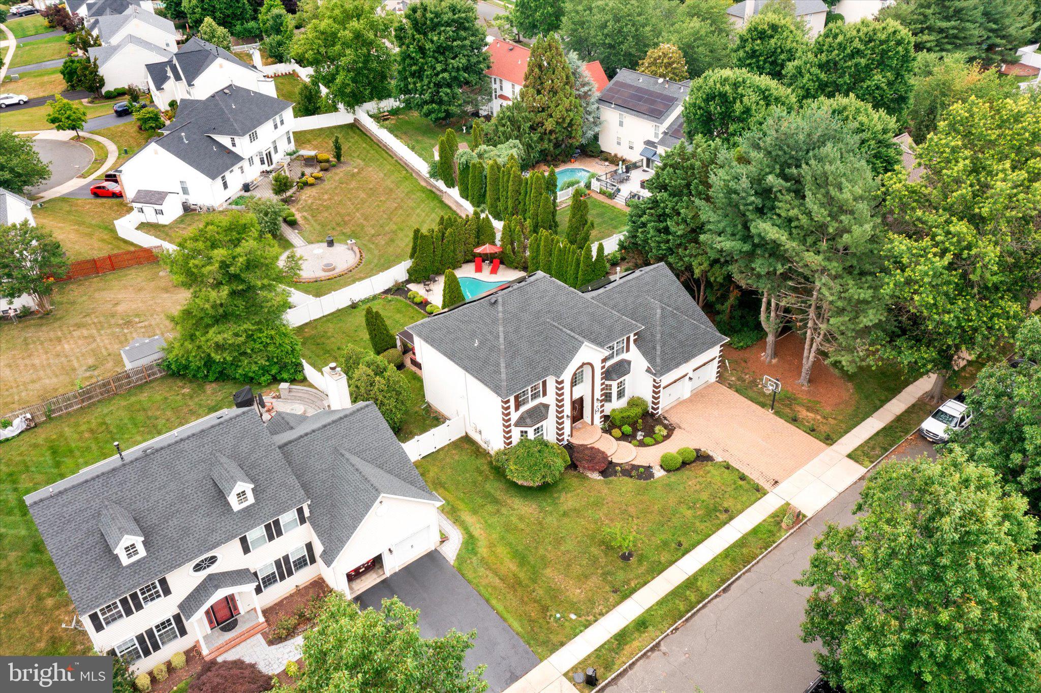 12 Wendover Road East Windsor, NJ 08520 - Photo 39 of 51 Charming suburban oasis from above.