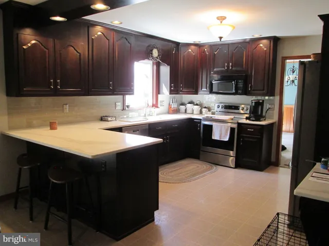 a view of workspace with painting on the wall