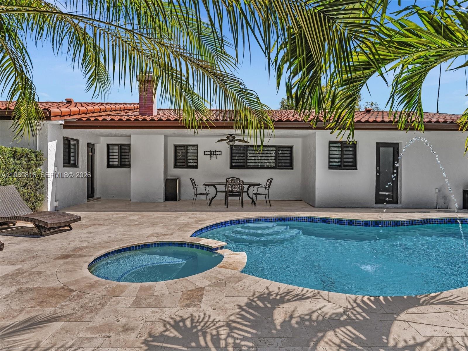 4501 Southwest 133rd Avenue Southwest Ranches, FL 33330 - Photo 78 of 100 a view of a backyard with a patio and swimming pool